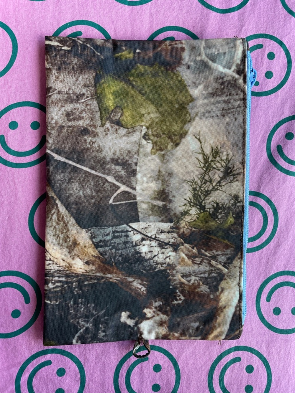 BAGGU medium go pouch, photo forest camo, NWOT